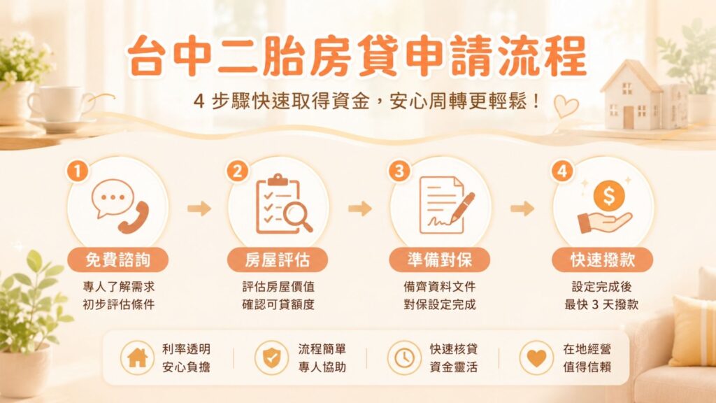 台中二胎房貸申請流程